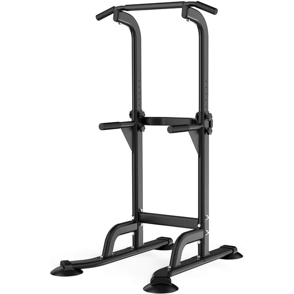 Power Tower Pull Up Bar and Dip Station, Multi-Function Home Gym, Strength Training Fitness Equipment, Height Adjustable