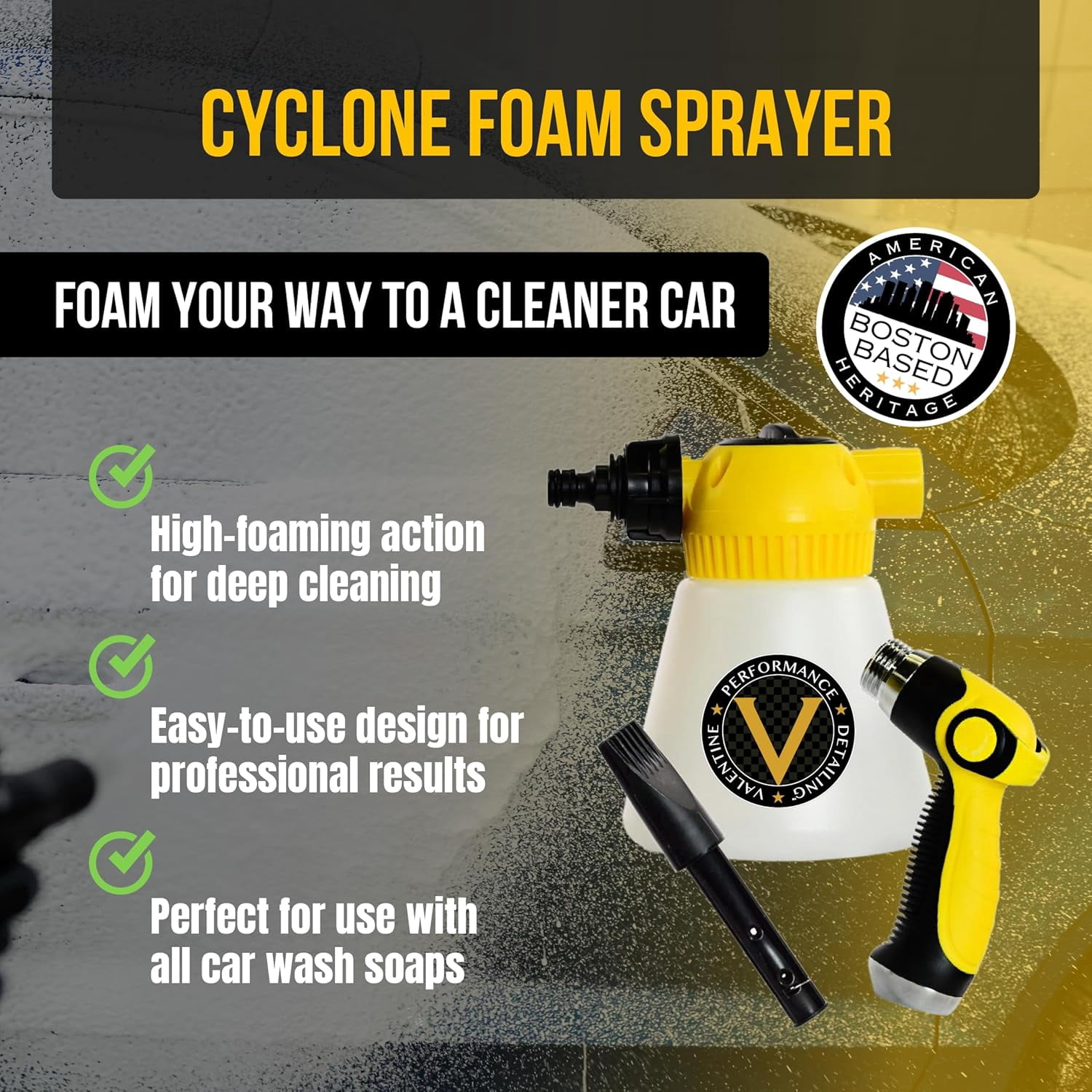 VPD Cyclone Foam Sprayer - High-Foaming Car Wash Sprayer