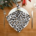 thumbnail image 2 of GZHJMY Leopard Cloth Napkins Set of 6, Reusable Washable Polyester Dinner Napkins for Family, Restaurant, Wedding, Party Decor 20 x 20 Inch, 2 of 7
