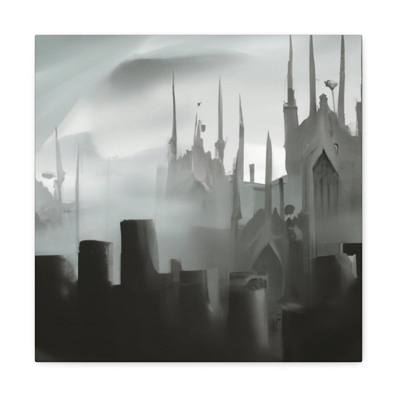 Gothic Dark Reflection - Canvas