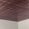 thumbnail image 2 of FASÄDE Traditional 10 Decorative Vinyl 2ft x 2ft Lay in Ceiling Panel in Moonstone Copper(5 Pack), 2 of 5