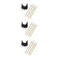 thumbnail image 3 of Minnieouse 4Pcs Bags Chains Replacement Gold Metal Purse Messenger Accessories Shoulder Clothing Adjustable Handbags Belt Straps DIY Type1, 3 of 6