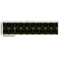 thumbnail image 3 of Ambesonne Ethnic Fabric by the Yard Upholstery, Gold Butterfly Square Plot, 10 Yards, Charcoal Grey and Dark Yellow, 3 of 5
