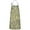 Yellow Leopard Print, variant on Yellow Leopard Print Pattern Apron-Garden Aprons for Women with Pockets-Cotton Linen Waterproof Kitchen Cooking Gardening Aprons Adjustable for Kitchen,Cooking,BBQ and Salon 33x27 Inch