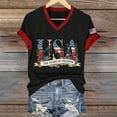 thumbnail image 7 of kaondbfi Summer Tops for Women Women's 250Th Anniversary Print V Neck T Shirt 250Th Anniversary Tshirt Patriotic Tee Womens Essentials Fashion Clothing, 7 of 7