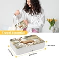 thumbnail image 5 of Deer Pu Leather Decorative Box with Removable Compartment, Portable Bracelet Holder, Necklace Organizer, and Storage Box, 5 of 6