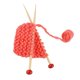 thumbnail image 4 of Suéter de punto para casa de muñecas a escala 1:12, modelo en miniatura, accesorio para casa de muñecas, juguete Life Rojo, 4 of 9