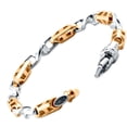 thumbnail image 2 of Pompeii Men's Designer Link 14k Gold (43gram) or Platinum (69gram) 7mm Bracelet 8.5" (,), 2 of 3