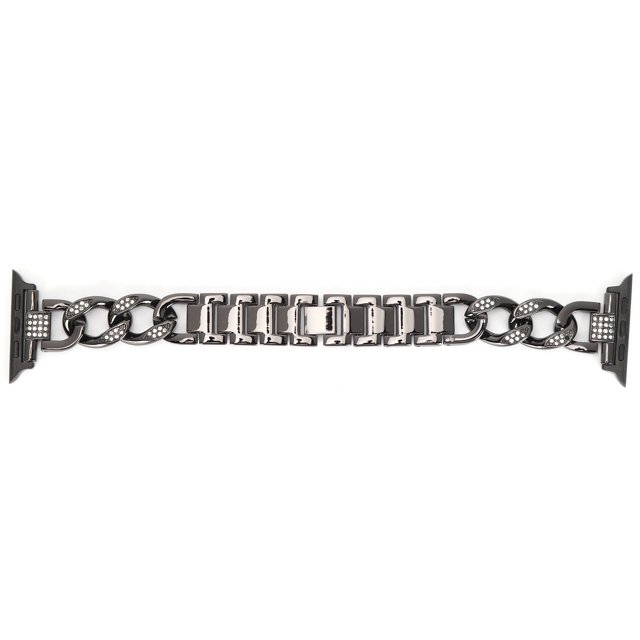 Replacement Wristband For Ios Watch 42mm/44mm Rhinestones Watch Band For Ios Watch Rhinestones Strap Replacement Wristband Single Row Chain Strap For IOS Watch 42mm/44mm