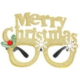 thumbnail image 2 of YIKA Christmas Decoration Christmas Decoration Glasses Festival Party Dress Up Sparkling Santa Claus Eyeframe Christmas Photo Accessories, 2 of 6
