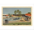 thumbnail image 2 of Art.com Biltmore Hotel Swimming Pool, Palm Springs, California Stretched Canvas Print Wall Art, 16" x 12", 2 of 4