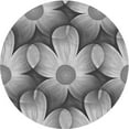 thumbnail image 1 of Ahgly Company Machine Washable Indoor Round Transitional Gray Cloud Gray Area Rugs, 4' Round, 1 of 7
