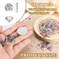 thumbnail image 2 of Uxcell 16800 Pcs Confeti de Mesa para Bodas, Cristales Mini de 3mm, Diamantes Falsos de Acrílico, Rhinestones para Decoraciones de Centros de Mesa, Relleno de Jarrones (Tono Plateado), 2 of 6