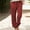 Red, variant on ATENAR Linen Pants Women,Straight Leg Pants Women,Loose Pants for Women,Drawstring,Moisture Wicking,Solid,Black,2XL(US:12)