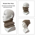 thumbnail image 2 of Holzlrgus Winter Scarf Neck Warmer Gaiter - Men Women Cold Weather Knit Warm Fleece Ski Tube Circle Scarves Windproof Gift, 2 of 7