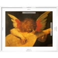 thumbnail image 5 of Art.com Angel Playing Lute Giclee Print, White Frame Wall Art, 29" x 23", 5 of 5