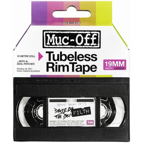 Muc-Off Tubeless Rim Tape Tubeless Tape, 10m, 19mm