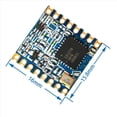 thumbnail image 3 of 6X Module Lora SX1276 Module Émetteur-Récepteur Sans Fil Étalage de Spectre Communication Sans Fil Longue Portée (915Mhz), 6 x Module Lora, Bleu, 3 of 6