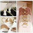 thumbnail image 6 of EEEkit 30Pcs Hanger Connector Hooks, Clothes Hanger Extender Clips for Saving Closet Space, 6 of 6