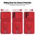 thumbnail image 3 of Slide Camera Lens Protector Silicone Case Compatible Samsung Galaxy S23 Ultra/s23 Plus/s23 With Magnetic Ring Stand, 3 of 3