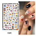 thumbnail image 1 of Pegatinas de uñas de la serie de Halloween de Navidad de invierno, accesorios de uñas, calcomanías de decoración de uñas de belleza de Santa Claus, alce de copo de nieve 3D, 1 of 4