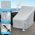 thumbnail image 3 of Pluokvzr Boat Seat Cover Waterproof Oxford Cloth Boat Seat Protective Covers Heavy-Duty Pontoon Chair Protective Covers Foldable Pontoon Seat Cover 22x24x25 inches for Outdoor Boat Seat, 3 of 10
