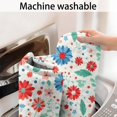 thumbnail image 5 of Pioneer Flower Floral Print Pattern Bathroom Rugs Mat, Non Slip Microfiber Bathroom Rug with Rubber Backing, Soft Mats for Bathroom Floor Tub Shower, 20"x32", 5 of 5
