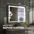 thumbnail image 3 of Eviva LED Bathroom Mirror with Lights and Anti Fog for Shower, 3 of 7