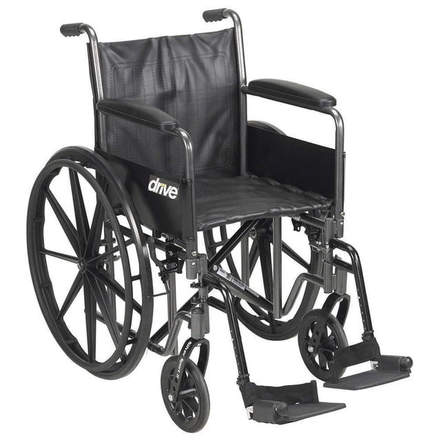 Manejo de silla de ruedas Medical Silver Sport 2 SSP218DFA-SF