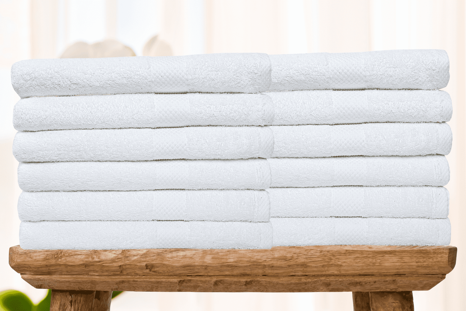 Linteum Textile Supply 27x52 in. Hotel Quality Bath Towels Highly Absorbent  Durable Bath Towels with 100% Soft Cotton Material