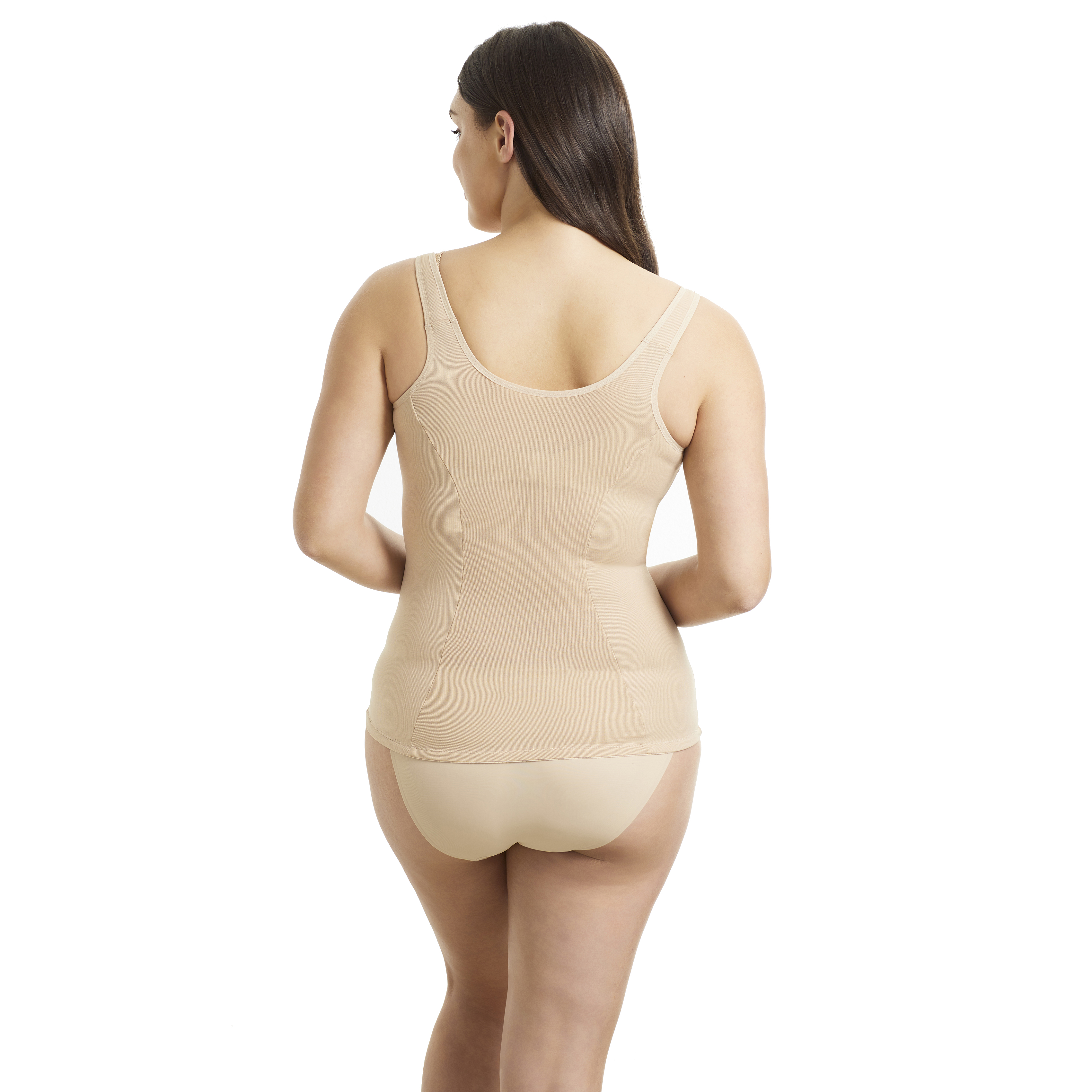 Cupid Women's Extra Firm Control Open-Bust Shaping Torsette Camisole Shapewear - image 3 of 5