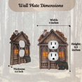 thumbnail image 3 of Cozy Cabin with Bear Duplex Outlet Cover Wall Plate for Cabin Lodge Style Home Decor | Ideal for Nature Enthusiasts and Wildlife Lover, 3 of 8
