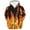 Orange, variant on WOYY Boys Lined Hoodie Fire Print Casual Hooded Sweatshirt, Sizes 18-24M