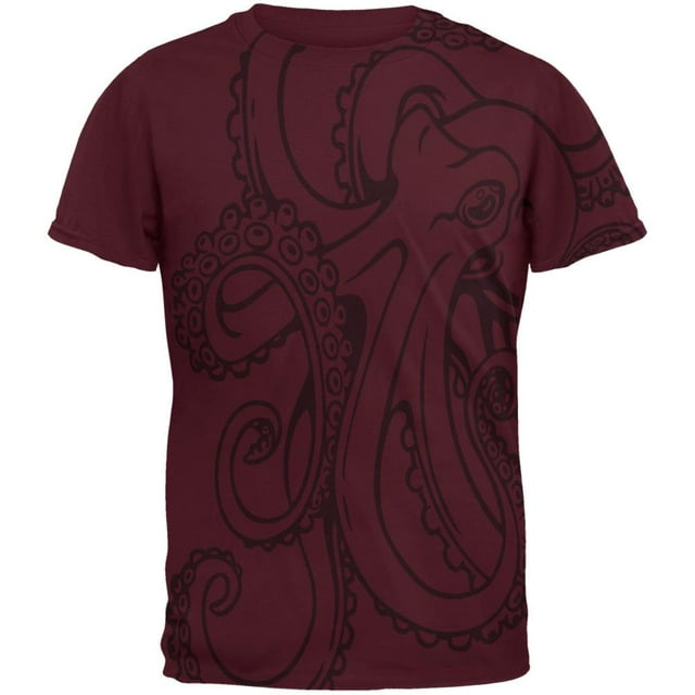 Octopus Outline Mens T Shirt