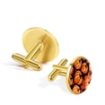 thumbnail image 3 of Pumpkin Stylish Men's Cufflinks for Formal Attire | Stainless Steel | for Business Meetings, 3 of 6