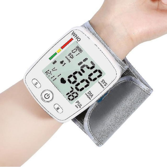 Tensiómetro digital automático de muñeca con carga USB - Brazalete preciso (hy)