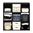thumbnail image 5 of Furinno Pelli Cubic Multipurpose Clothing & Closet Storage Organizer Shelf, 9-Cube, Espresso, 5 of 5