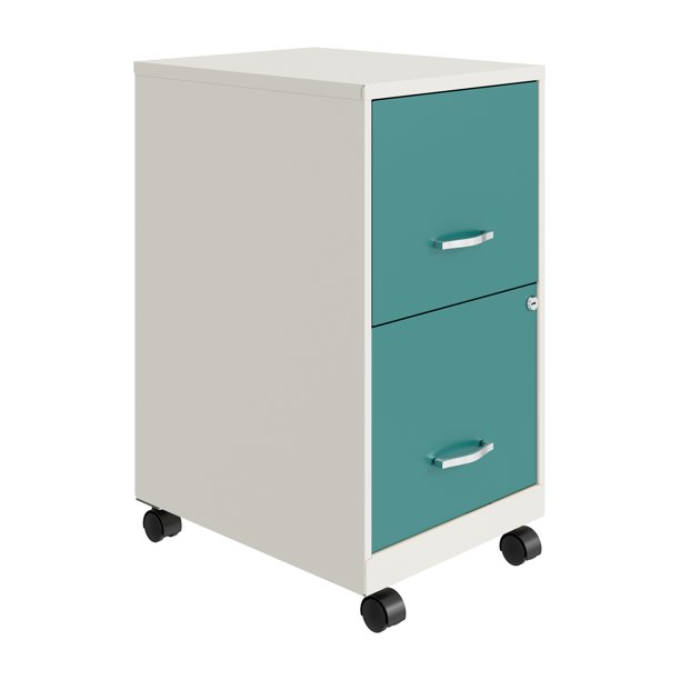 Space Solutions 18" Deep 2 Drawer Mobile Letter Width Vertical File