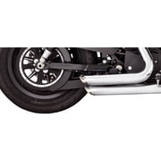 Vance & Hines Chrome Shortshots Staggered Exhaust System (17329)