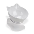 thumbnail image 3 of Pets Bowl antideslizante 15 ° inclinado alimentos agua potable contenedor con protección elevada protección espalda alimentación doméstico pequeños animales 1 tazón blanco tholdsy PT000726-02, 3 of 7