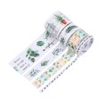 thumbnail image 1 of Graflsoa Colorful DIY Washi Tape Set for Journaling - 4 Rolls with Vibrant Patterns, Perfect for Scrapbooking and Decorative Crafts, 1 of 6
