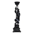 thumbnail image 5 of Wicca Triple Moon Pentagram Insignia Black Viper Snake Taper Candle Holder Decor, 5 of 12