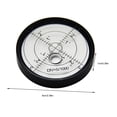 thumbnail image 3 of Scienceny Burbuja de nivel Burbujas horizontales redondas Práctica luz Amplia aplicación Herramientas de medición Medición Profesional Medidores de medidas dimensionales Concha plateada luminosa, 3 of 6