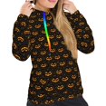 thumbnail image 4 of KLL Halloween Pumpkins1 for Womens Pullover Hoodie with Pocket Hooded Long Sleeve Shirts Sweatshirt for Women-Medium, 4 of 7