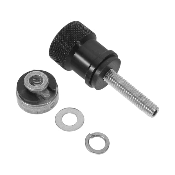 NICEXMAS Motorcycle Seat Bolt Screws Black Aluminum Quick Release for Tail Cover Upgrade