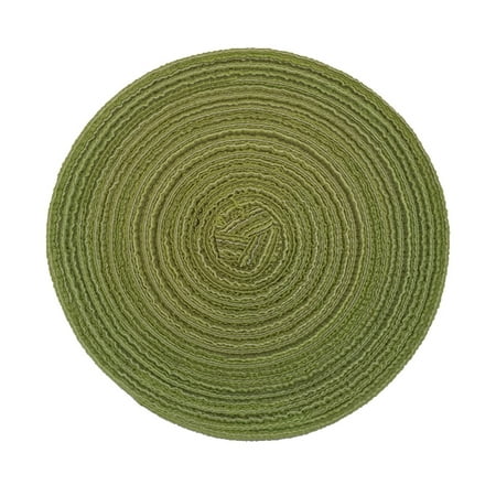 

GYMNASTIKA 18cm Handmade Round Shape Insulation Anti-Slip Pad Coaster Bowl Pan Place Mat