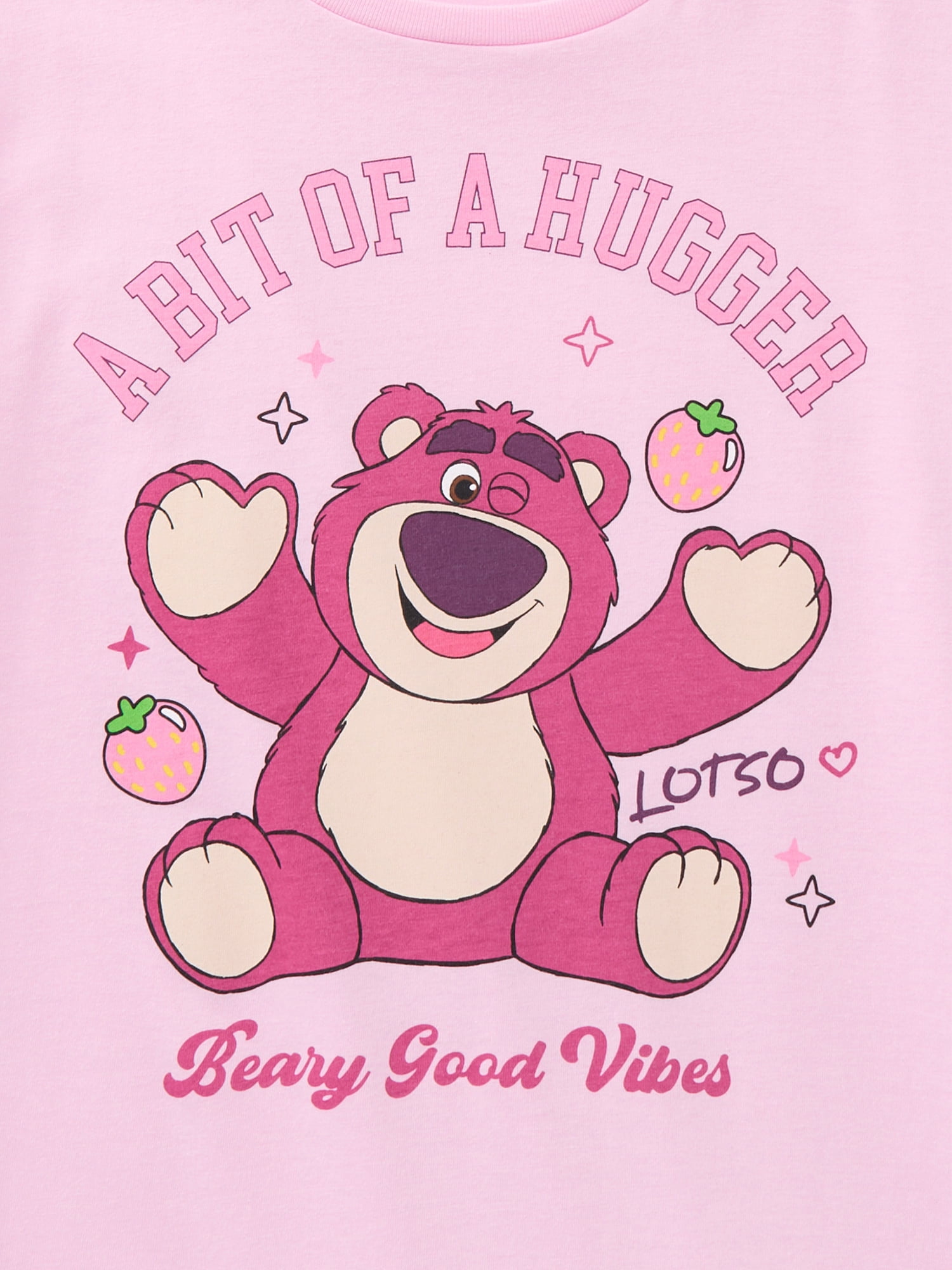 Toy Story Girls Lots O Bear Short Sleeve Graphic T-Shirt, Sizes 4-16