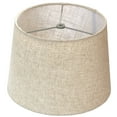thumbnail image 2 of Urbanest French Drum Lamp Shade, Light Natural Linen, 10x12x8.5", 2 of 5