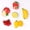 Fruit-b 6pcs, variant on Refrigerator Magnets for Fridge Magnets,Cute Magnets Kitchen Decoration Fruit,Perfect for Refrigerators, Whiteboards, Maps and Other Magnetic Items (Fruit-B (6PCS))