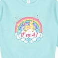 thumbnail image 3 of Inktastic 4th Birthday Unicorn Rainbow Cute Girls Toddler Sweatshirt, 3 of 4